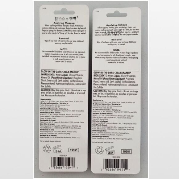 New Halloween Green Makeup Glow In The Dark - Picture 6 of 10